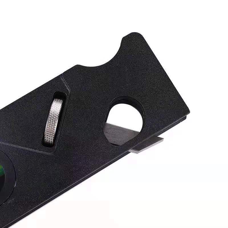 Chamfer Plane, Woodworking Planer Chamfering Trimming 45 degree Bevel Corner with Adjustable Blade &amp; Bubble Level