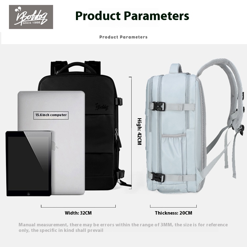 Mochila 40x20x25 Ryanair, mochila de viagem para mulheres e homens, item pessoal mochila de transporte, mochila para laptop de fim de semana de negócios
