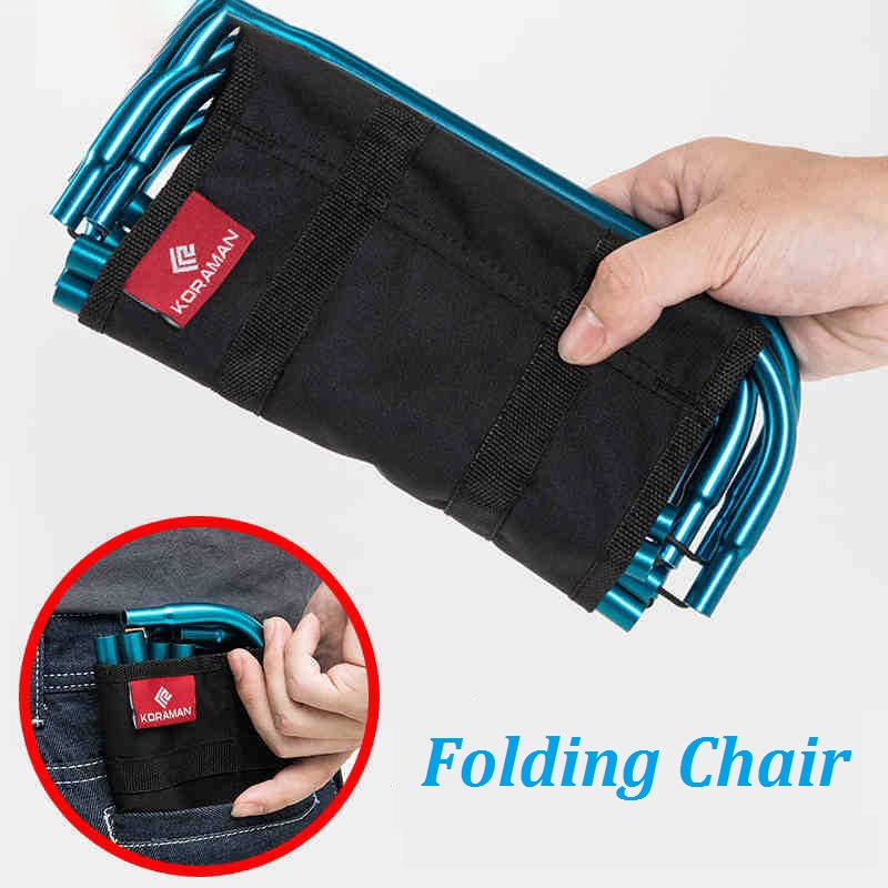 Petite chaise pliante Portable, tabouret d&#39;extérieur, Ultra léger, pour voyage, pique-nique, Camping, pêche, métro, Train