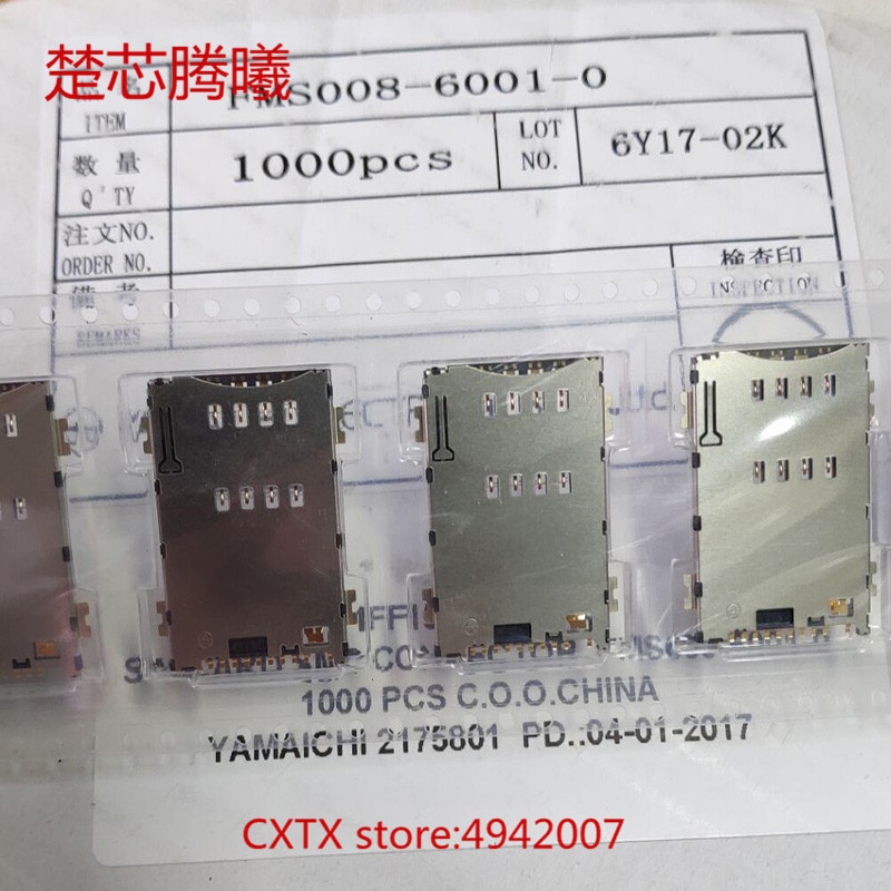 CHUXINTENGXI FMS008-6001-0 For SD TF SIM Card Read... – Grandado