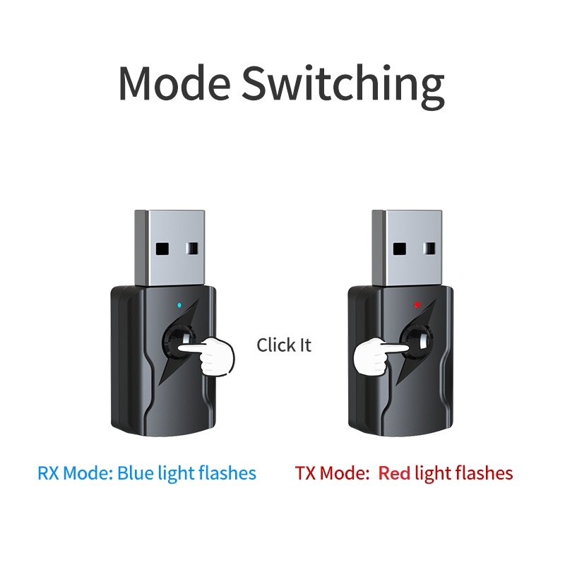 PC Adapter Bluetooth Receiver Transmitter Bluetooth Dongle USB Wireless USB Bluetooth Adapter 5.0 for Computer Bluetooth 5.0