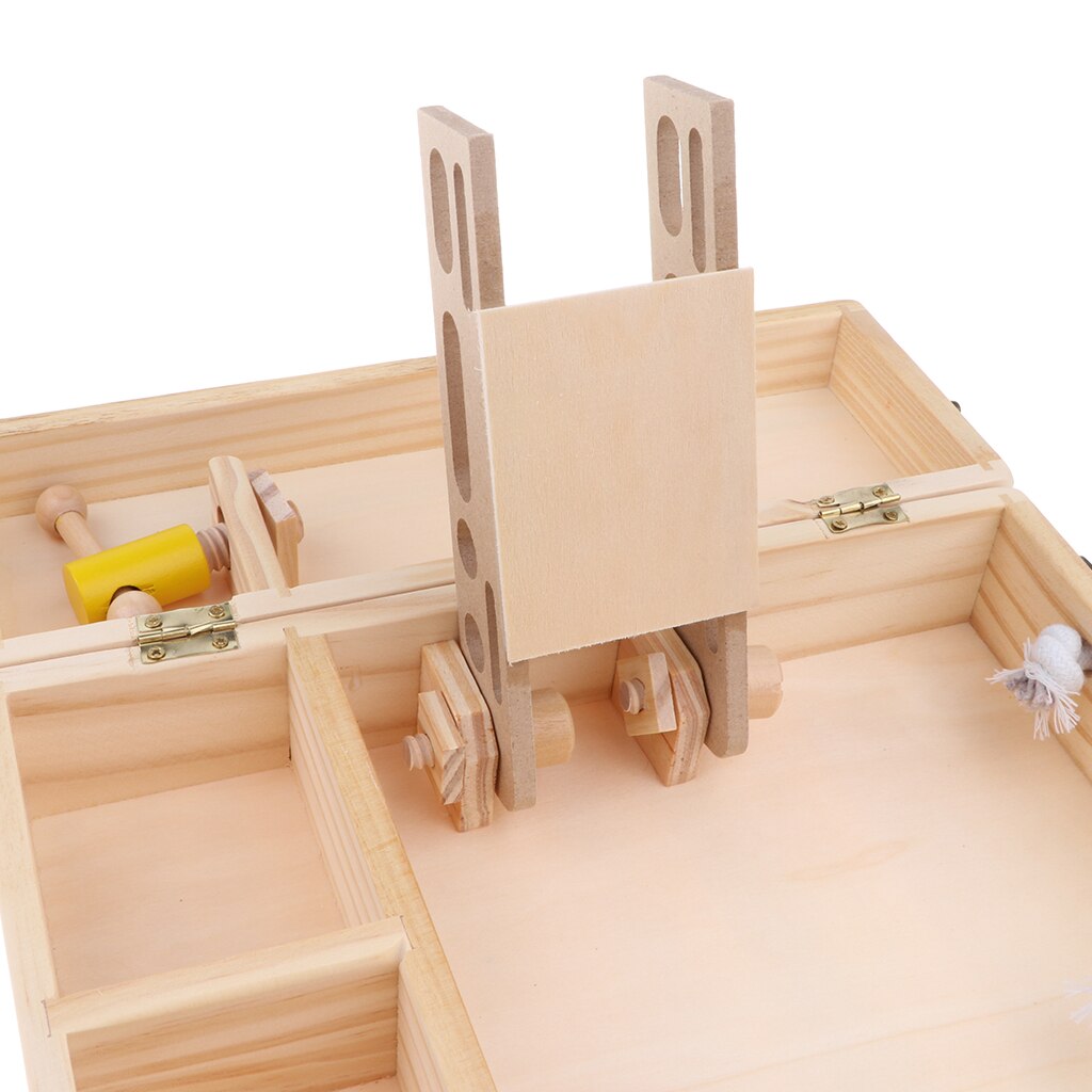 Kinderen Simulatie Houten Service Box Tool Repair Kit Grappig Intelligentie Speelgoed