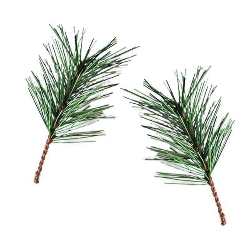 Artificial Needle Branch Pine Tree Branch Christmas Tree Decor Tool Simulation cutting plant Christmas pine branch decoration