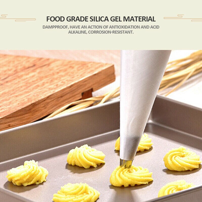 100 Thick Plastic Disposable Pastry Bag Icing Piping Cake Cupcake Decorating Bag