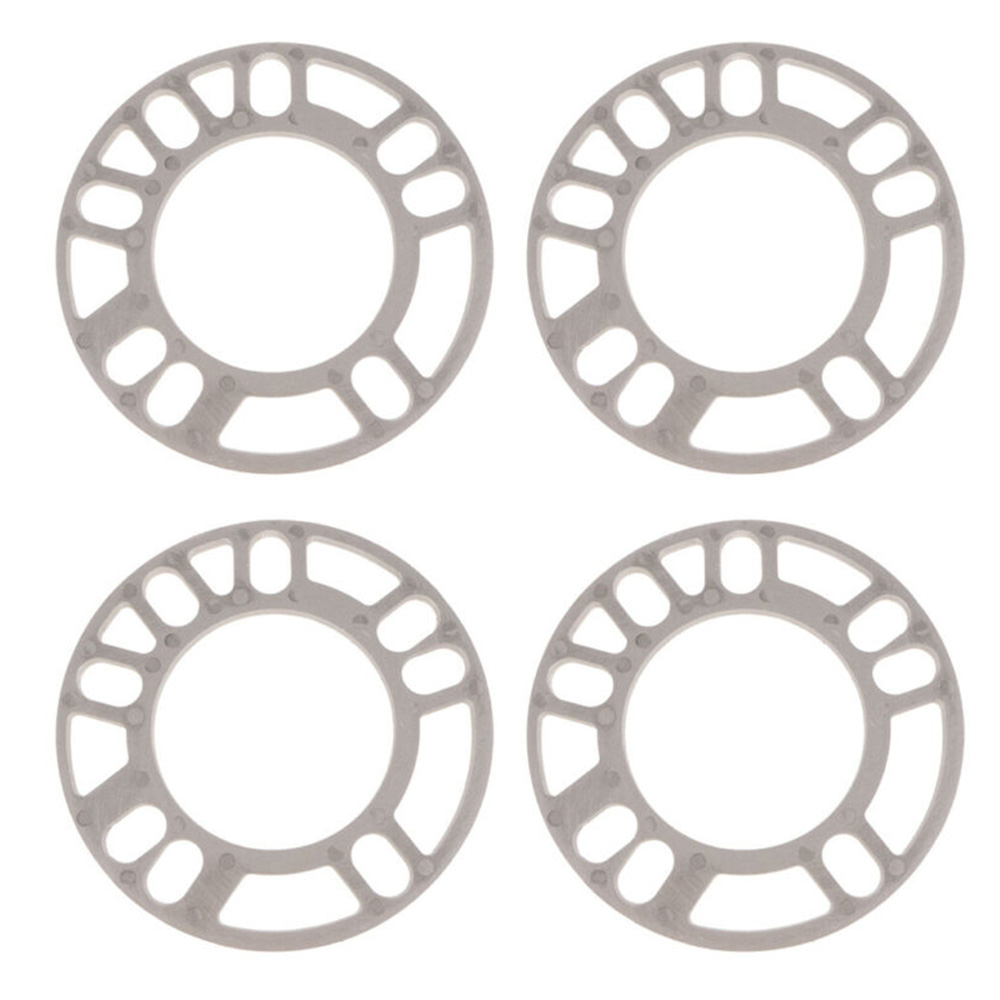 4 unids/set Durable aleación de aluminio 5mm Universal coche rueda espaciador adaptador junta de calce Auto reemplazo