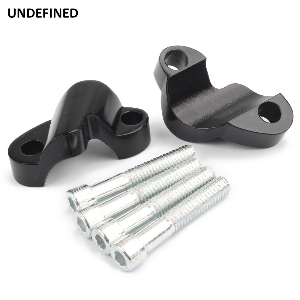 Motorcycle Handlebar Spacer Riser Kit Aluminum 1&quot;Bar Heighten Block Extension Kit For Harley Sportster XL1200XS 48 -2022