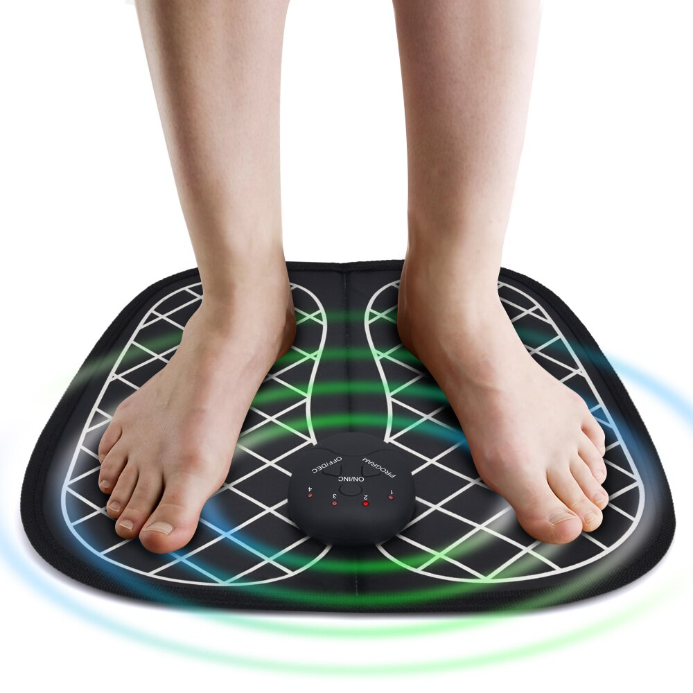 Fodmassager elektrisk ems fodmassager abs fysioterapi revitalisere pedicure fodvibrator trådløs fod muskelstimulator