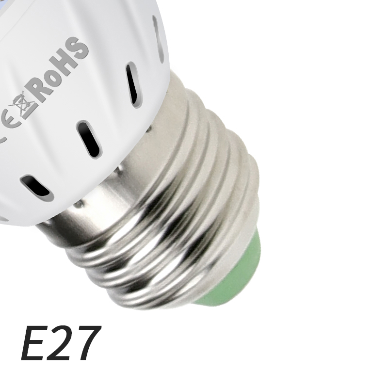 E27 LED Phytolamp Full Spectrum Grow Light E14 Plants Bulb For Indoor Gardening Planting Seeds LED GU10 Seedling Growing Lights: E27 / 60leds 220V