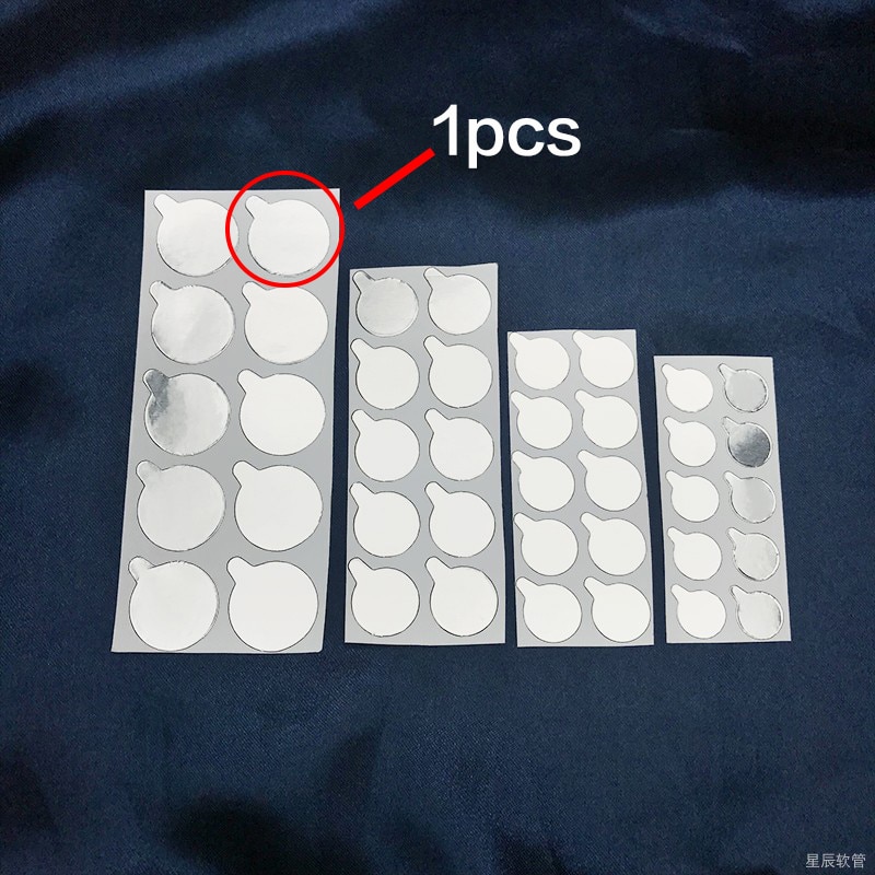 500pcs 9mm To 60mm Aluminum Foil Sealing Sticker for Bottle Mouth Seal Adhesive Soft Tube Stopper Sticker