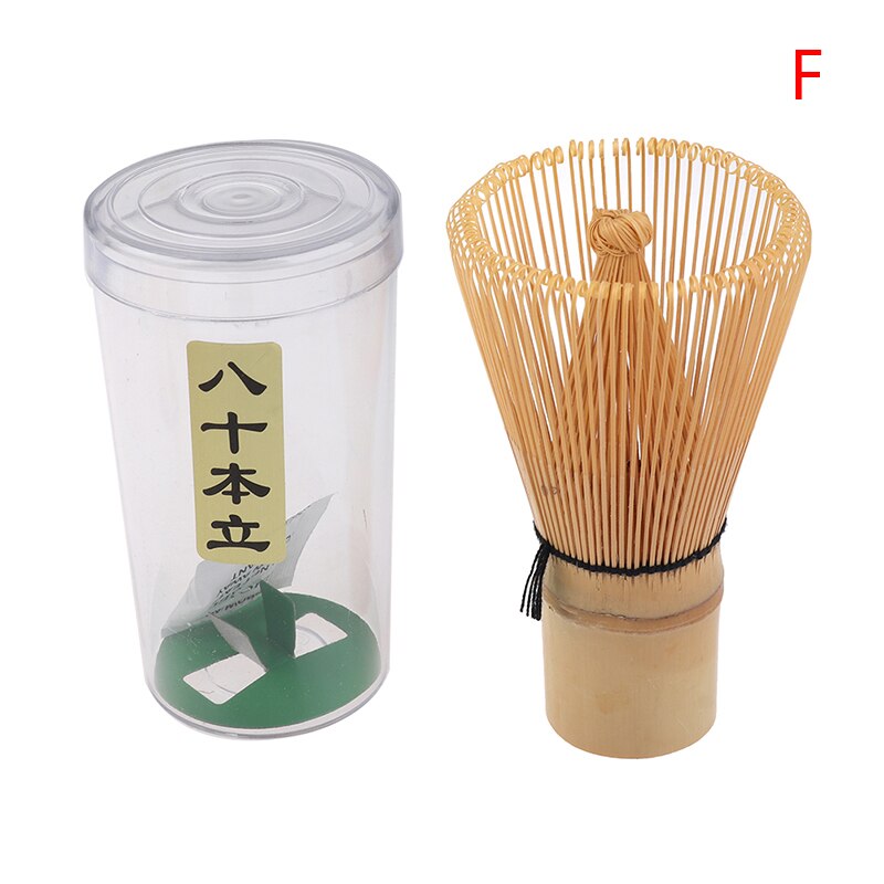 1pc japanske ceremoni bambus matcha praktisk visp kaffe grøn te børste bambus chasen nyttige børste værktøjer køkken tilbehør: F
