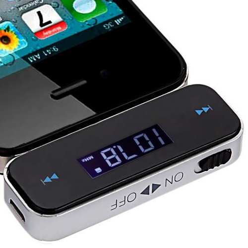 3.5mm In-car Music Audio FM Transmitter LCD Display Car Kit Mini Wireless Transmitter For Android / iPhone