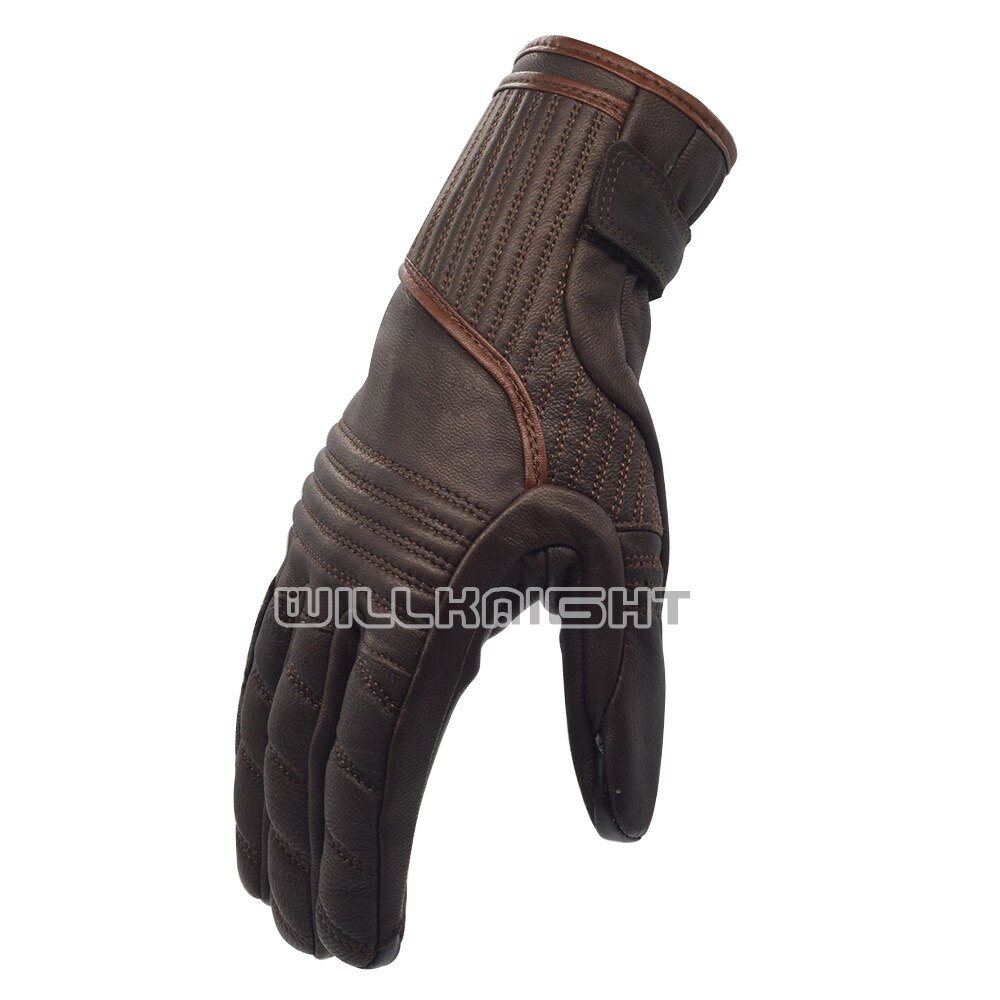 Motorbike MTB Bike Riding Gloves Abbey Road Retro Classic guantes luvas Touchscreen Mobile Phone Brown Gloves