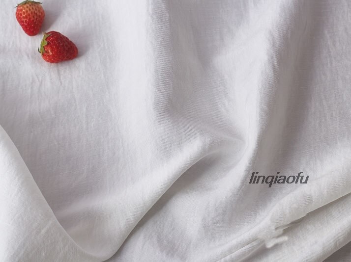 Tela Original de lino y Sarga de seda para hombre, tela de lino de alta gama para ropa de nombre grande cómoda