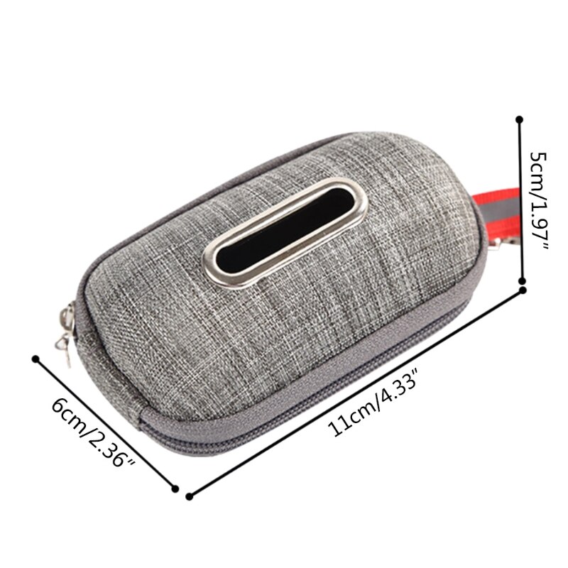 Poche portative de support de sacs de ramassage de chiot de distributeur de sac de merde de chien de compagnie avec la boîte à ordures de déchets de nettoyage de corde