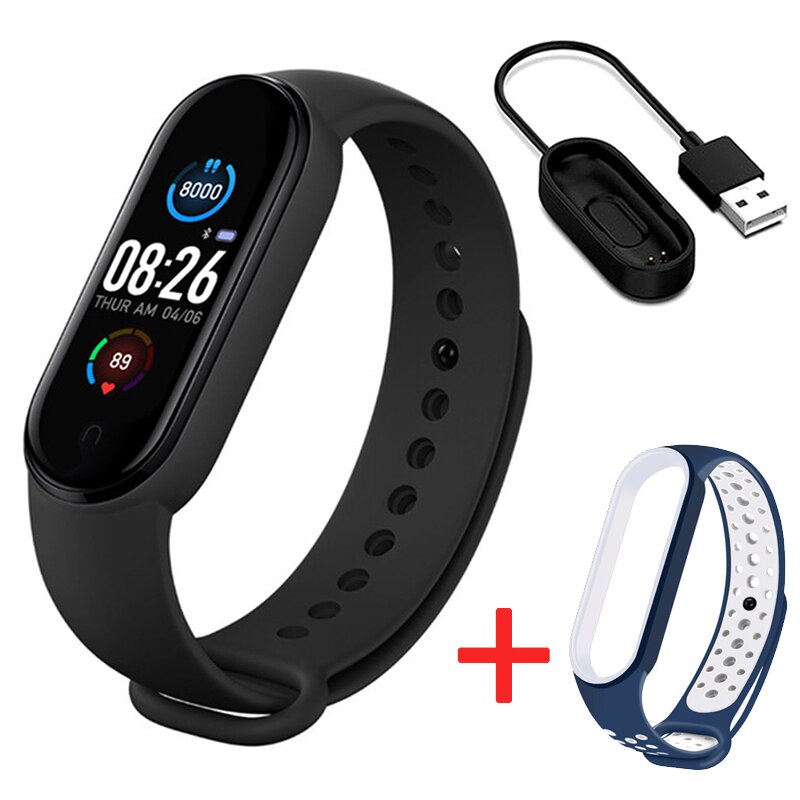 M5 Smart Watch Fitness Bracelet Band Trcker Sport Pedometer Blood Pressure Heart Rate Smarthwatch For Women Men Wristbands: 5