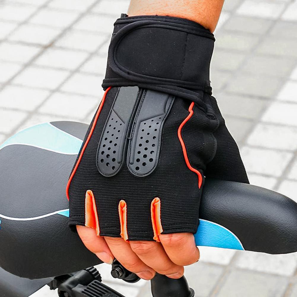 1 Pair Fitness Gloves Anti-Slip Strength Training Half Finger Outdoor Weightlifting Sports Training Gloves for Men and Women