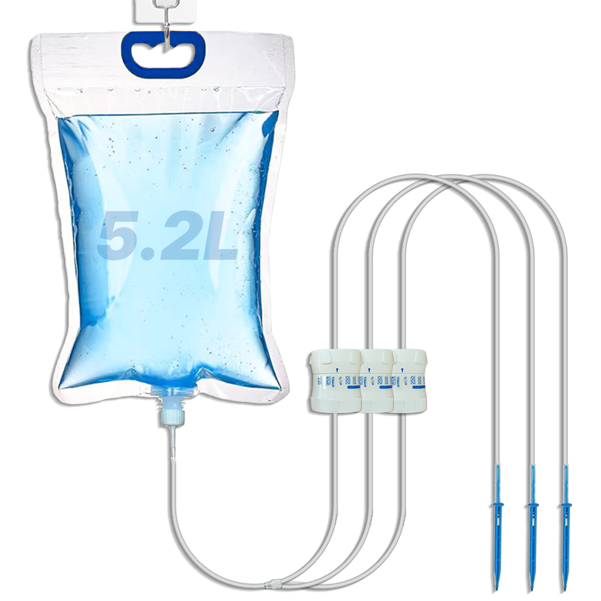 Dispositivo de riego automático de 5,2l/6,5l, Control de flujo de goteo de agua, mantenimiento de plantas y flores, bolsa de agua de riego: Rosa