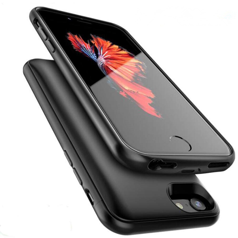 For iPhone 5 5S SE 6 6S 7 8 6 Plus 6s Plus 7 8 Plus X XS XR XS Max Battery Case Ultra-Thin Portable Charger Power Case Bank