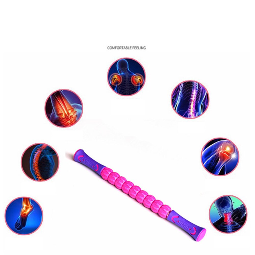 Fitness Yoga Spier Pijnbestrijding Ontspannen Roller Stok Been Kalf Gear Massager Gezondheid Yoga Training Accessoires
