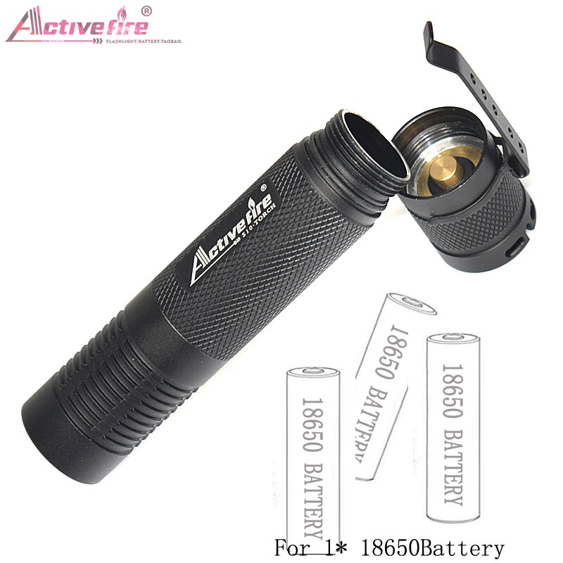 Mini infrared photography flashlight uses 18650 lithium battery 850nm infrared night vision device to fill light flashlight