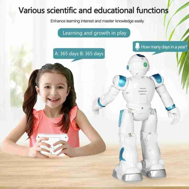 Robocop Remote Control Robot Infrared Induction Intelligent Dancing And Education Electric Singing Children's Early Toys Z6U4