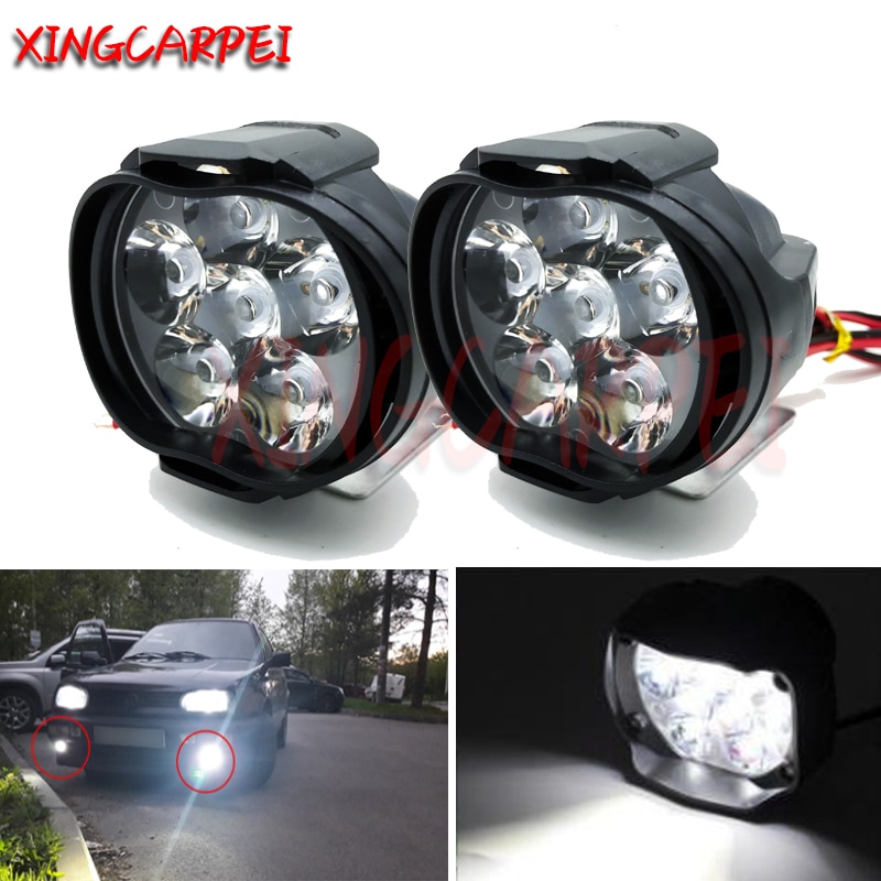 Phares LED Avant 80W Lot De 2 - 8000 Lm, 6000K, IP68 Pour Moto, 4x4, VTT - 7