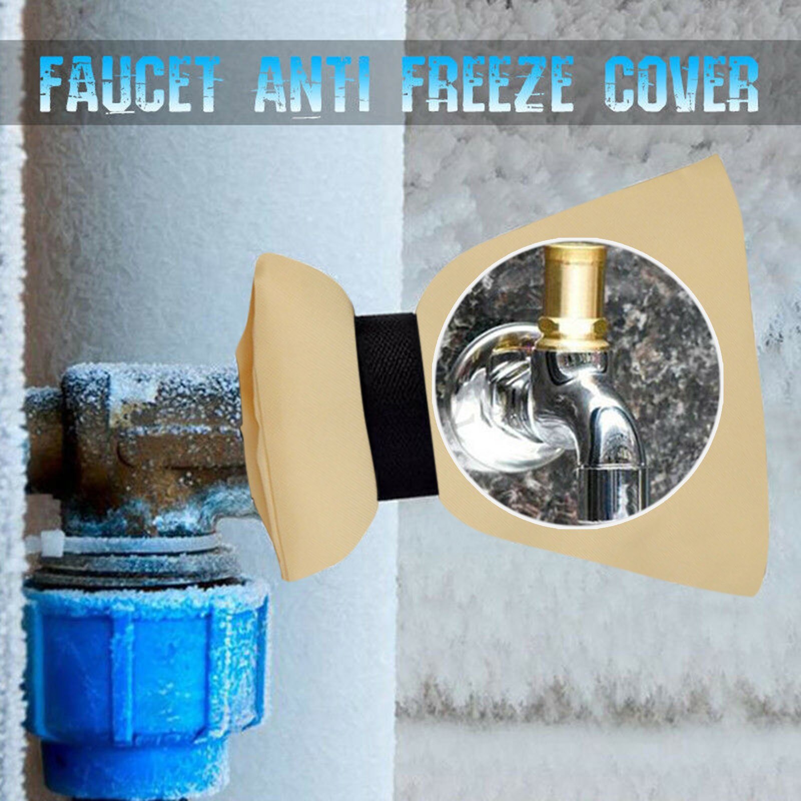 1Pcs Winter Outside Tap Waterproof Water Faucet Cover Sleeves Freeze Protection Socks Garden Thermal Ice Frost
