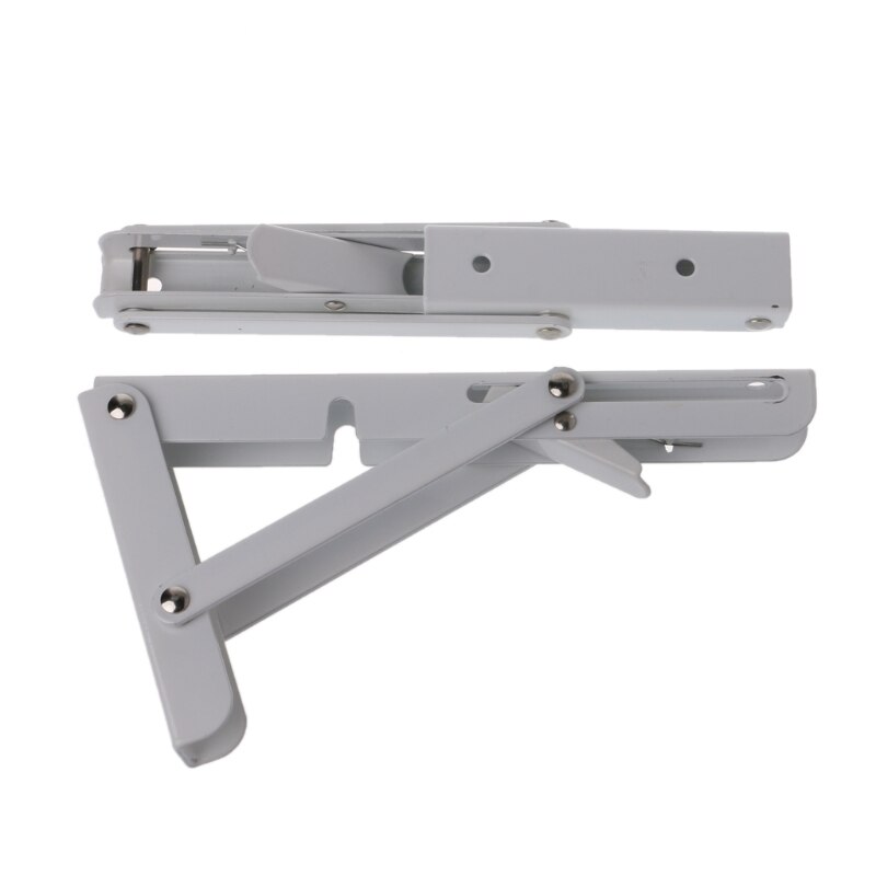 2PCS Triangle Folding Angle Shelf Bracket Durable Bear Adjustable Wall Mounted G32C