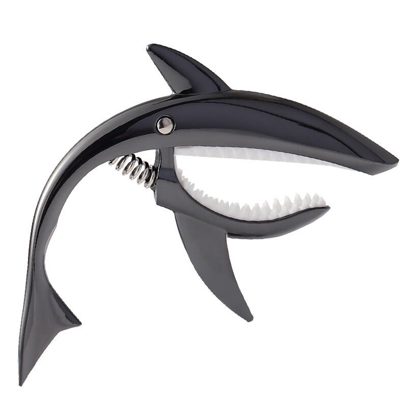Metal shark gitaar capo, ukelele capo voor akoestische elektrische gitaar, bas capo, muziekinstrumenten accessoires
