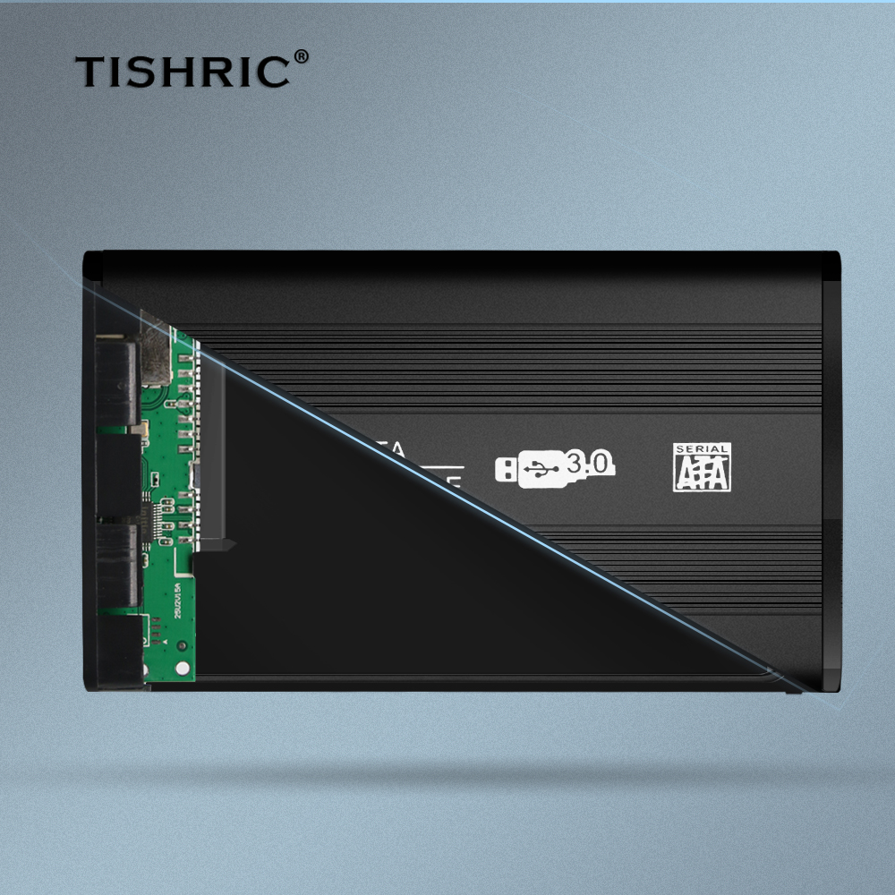 Tishic hdd case 2,5 zoll usb 2.0/3,0 bis sata 3,0 festplatten gehäuse 2.5 "hdd gehäuse box für sata hdd ssd case