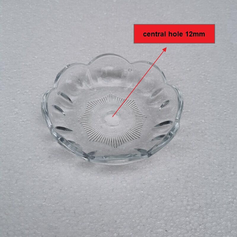 Abat-jour en verre cristal, lustre: 11