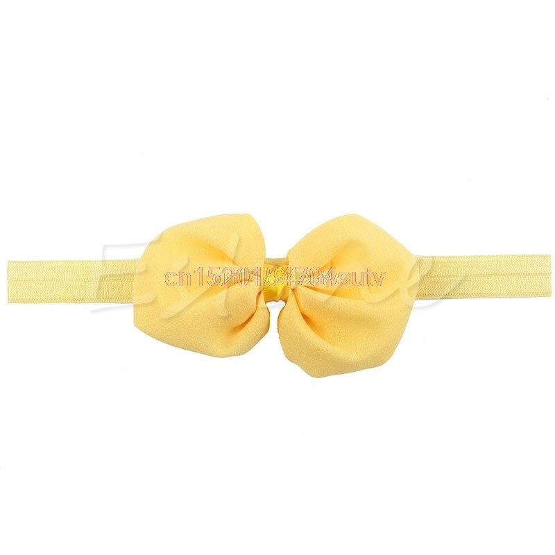 10Pcs Leuke Meisje Kids Baby Chiffon Peuter Bloem Boog Hoofdband Haarband Hoofddeksels # H055 #