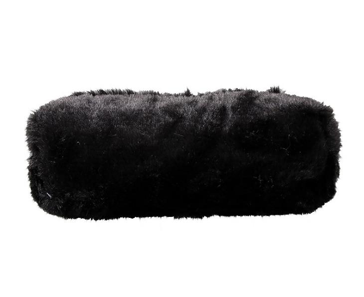 Caja de papelería de felpa rosa, suministros de oficina, bolsa de lápices, suministros escolares