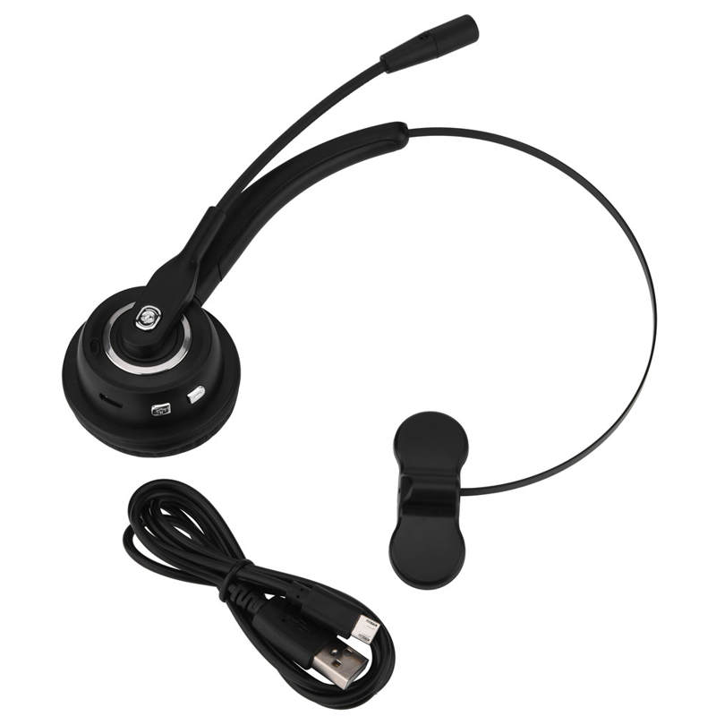 Bluetooth 5.0 Headphones with Wireless Headset for PC Laptop Call Center Office 12 HoursTalking Time