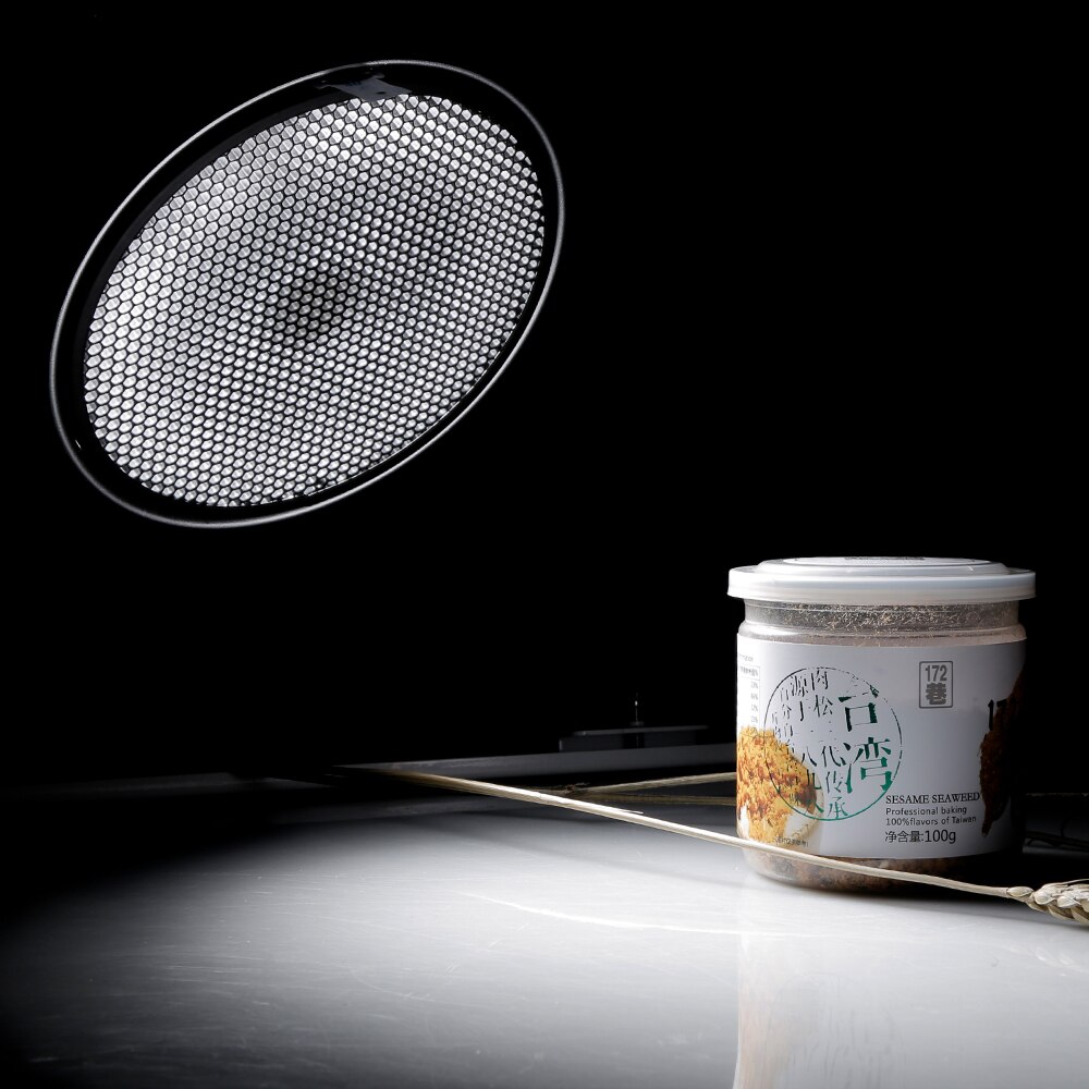 Réflecteur en aluminium grille en nid d'abeille 6.7 ''17cm 10 20 30 40 50 60 degrés pour Bowens, grille de réflecteur Standard, kit de Studio de photographie
