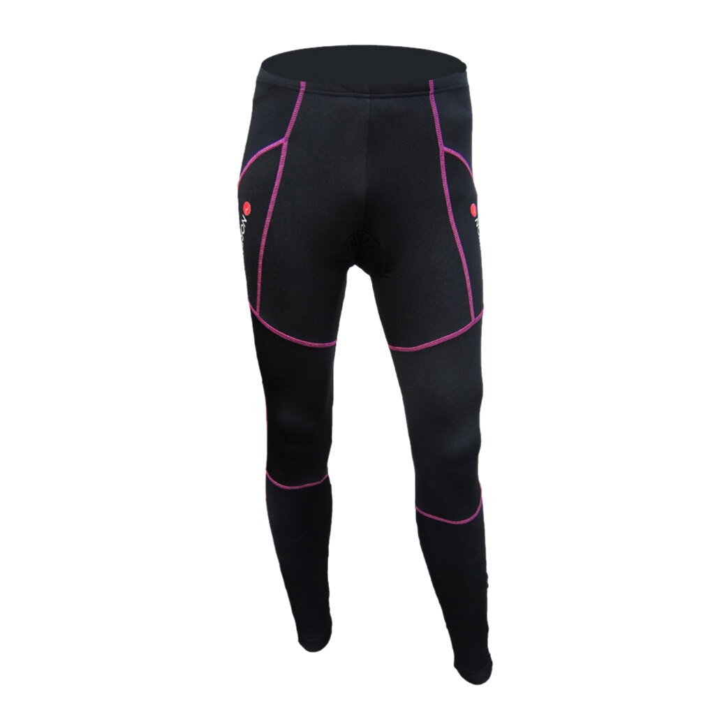 Womens Fietsen Panty Winter Thermische Koude Dragen 3D Gevoerde Legging Fietsen Broek