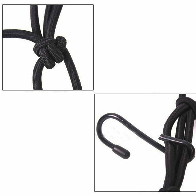 1pc Universal 6 Hooks Bungee Cargo Net Motorcycle Motorbike Helmet Hold Down Fuel Tank Luggage Mesh Storage Organizer Net Bag