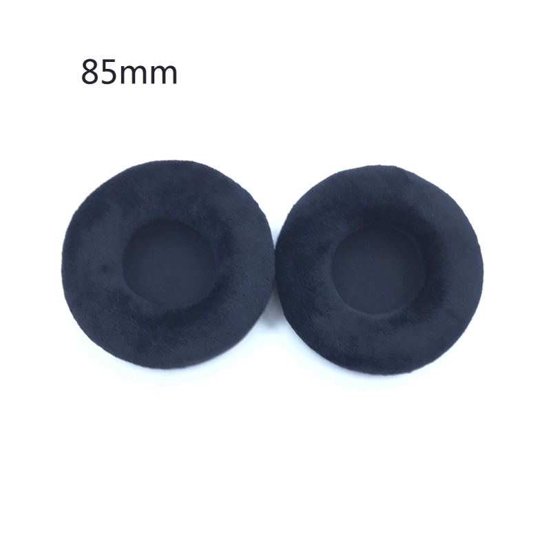 Almohadillas para auriculares, orejeras terciopelo piezas reparación auriculares 60mm-110mm