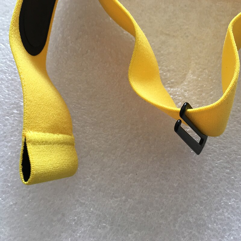 Yellow Elastic Chest Belt Strap Band for Wahoo Garmin Polar Sport Running Cycling Heart Rate Monitor for Bluetooth 4 0
