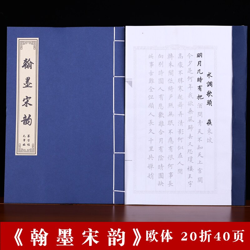 Brush Pen Copybooks Chinese Character Calligraphy Copybook Soft Brush Calligraphie Book Chinese Calligraphy Practice Copybooks: I