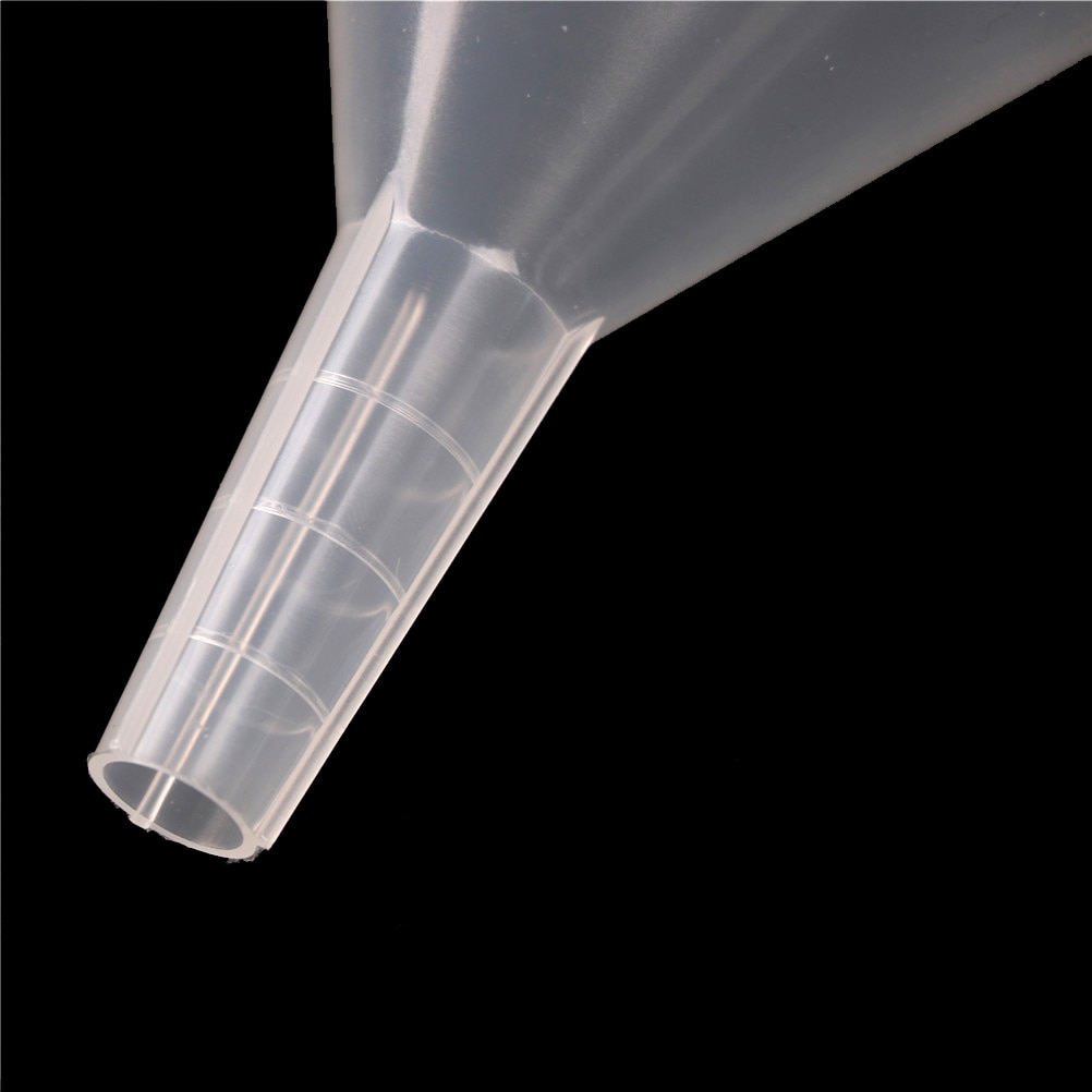 1 Pcs Clear 100Mm Filter Trechter Laboratorium Transparant Wit Plastic Filter Trechter Lab Accessoire