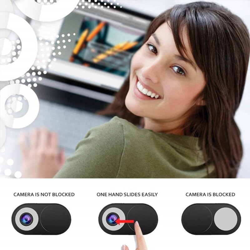 1/3/6 Pcs! Webcam Cover Anti Spy Metalen Materiaal Privacy Upgrade Telefoon Privacy Sticker Voor Iphone Smartphone Laptop Pc Tablet Len