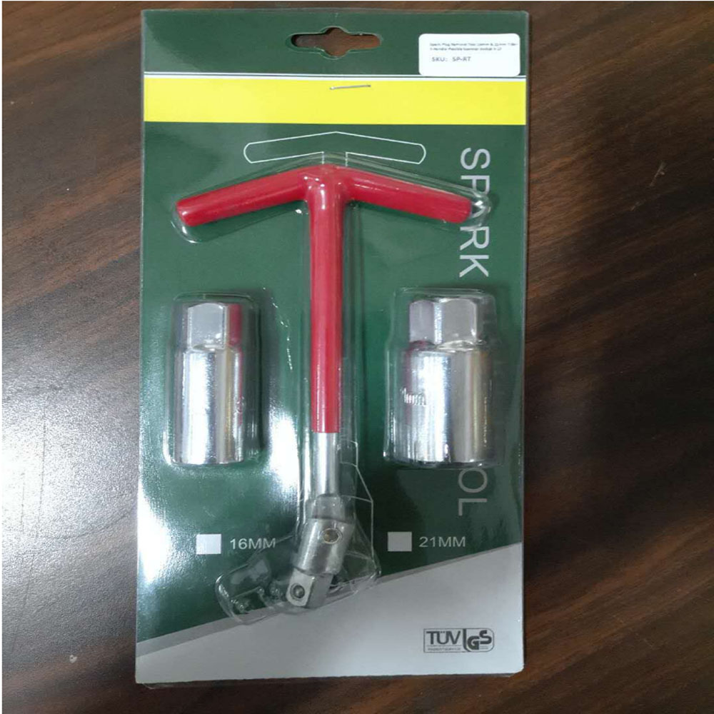 Spark Plug Removal Tool 16mm and 21mm Flexible Spanner Socket 4-17 T Handle T Bar