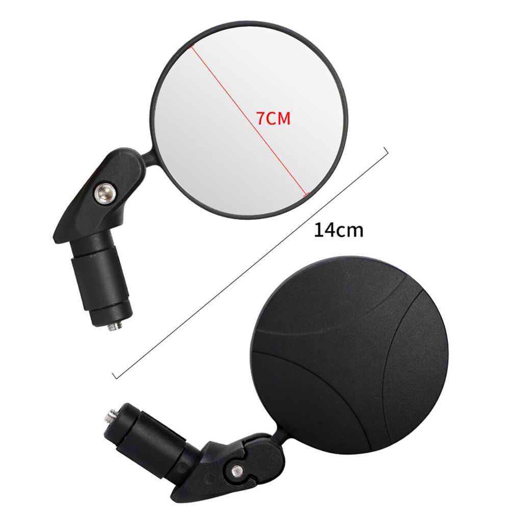 Manillar final bicicleta espejo ciclismo montar espejo retrovisor espejos accesorios para bicicleta de montaña bicicleta de carretera MTB