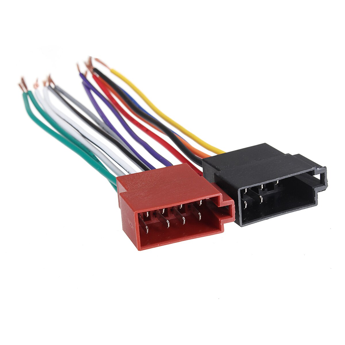 Universal Car Stereo Female ISO Radio Plug Adapter Wiring Cable Stereo Harness