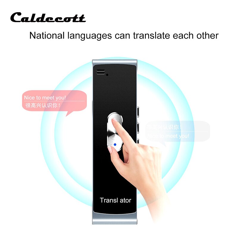 Real Time Instant Voice Bluetooth Draagbare Vertaler T8S Multi-taal Nauwkeurige Draadloze Leren Travel Smart Toespraak twee-weg