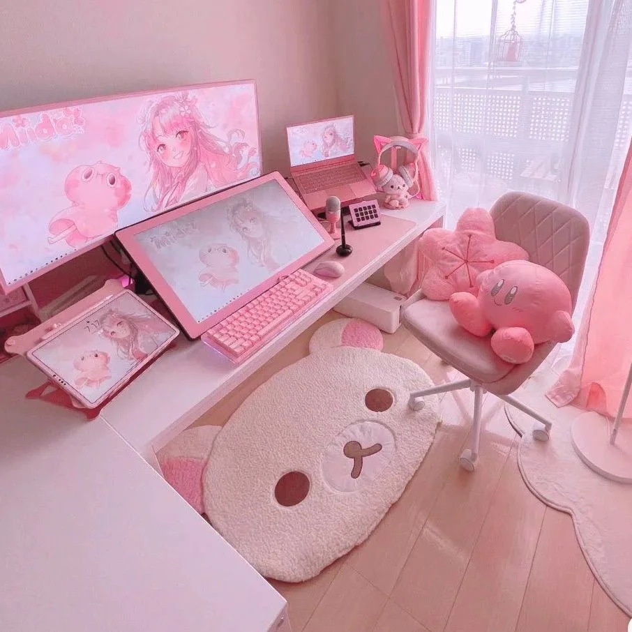 Kuna Bear Rilakkuma Carpet Relaxed Bear Cartoon Cute Korea Floor Mat Bedroom Soft Plush Floor Mat Home Bedroom Bedside Carpet