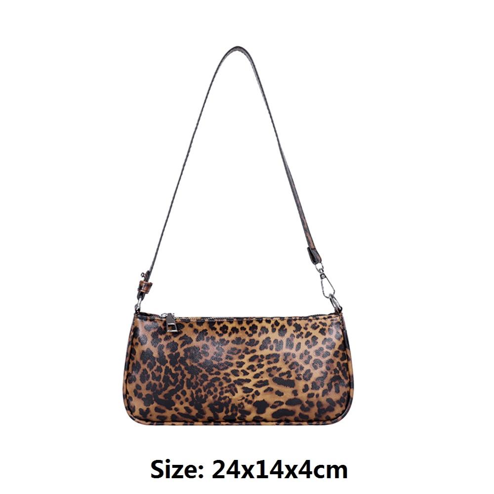 Offre spéciale sacs à main résistant à l'usure femmes en cuir PU rétro sacs à main léopard serpent sac à bandoulière Shopping fourre-tout Bolsas Mujer: Leopard 01