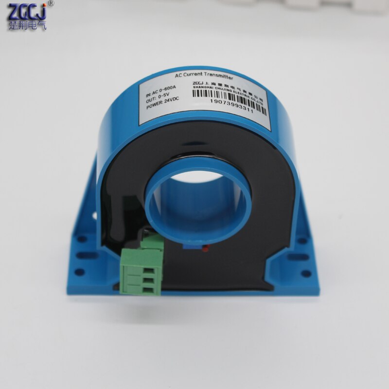 AC 400A 500A 600A Current Transmitter 4-20mA analog signal output ampere transducer large current transformer ampere sensor