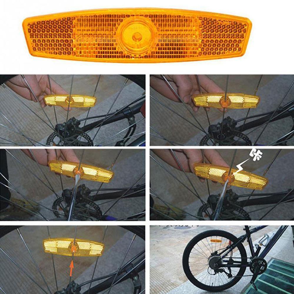 4 Stuks Fiets Reflector Veiligheid Reflectoren Velg Reflectoren Licht